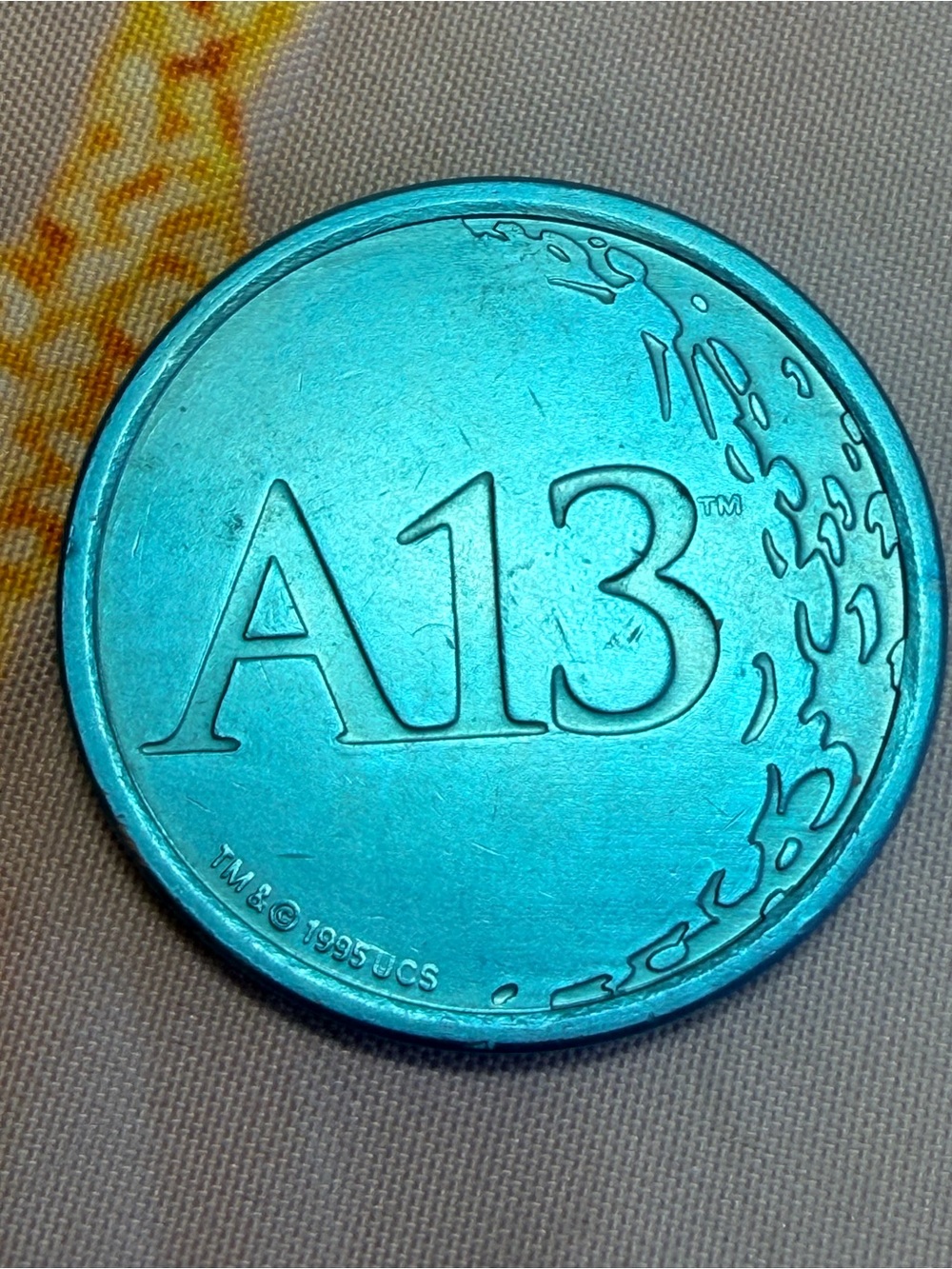 1995 Apollo 13 metal token